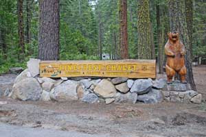 Pinecrest Chalet sign