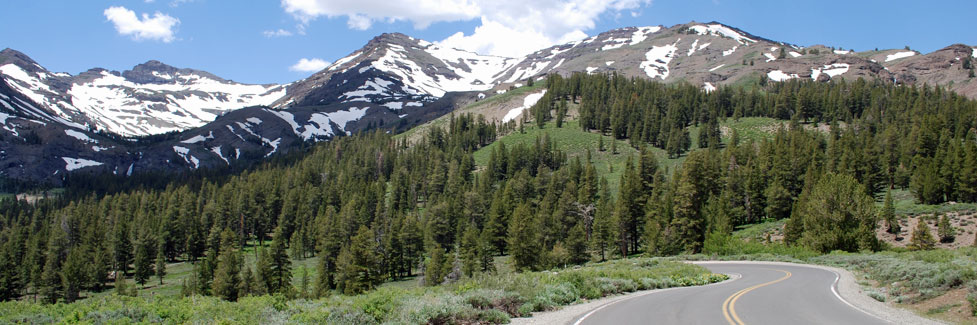 Highway 108 on eastern side of Sonora Pass, Mono County, California