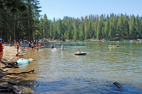 Pinecrest Lake beach